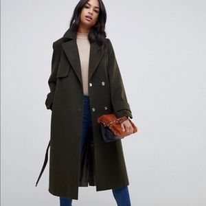 ASOS Design Formal Belted Coat